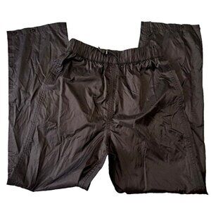 Bass Pro Shops Women's S Black Elastic Waist Nylon Pants 31" Inseam